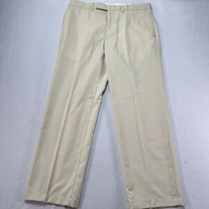 Ralph Lauren RLX Dress Pants Men's 34x32 Khaki Beige Golf Performance‎ Polyester